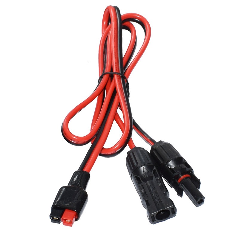 Solar Cable Mc4 Connector - 12AWGバッテリーコネクタープラグ - M6/8/10/MC4アダプターケーブル 30A高耐久電源充電ケーブル RVソーラー蓄電バッテリー配線用