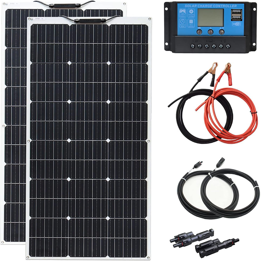 Rv Solar Kit 400W - 200w 太陽電池パネル 100W 太陽電池パネル 12v 太陽電池パネルのキット