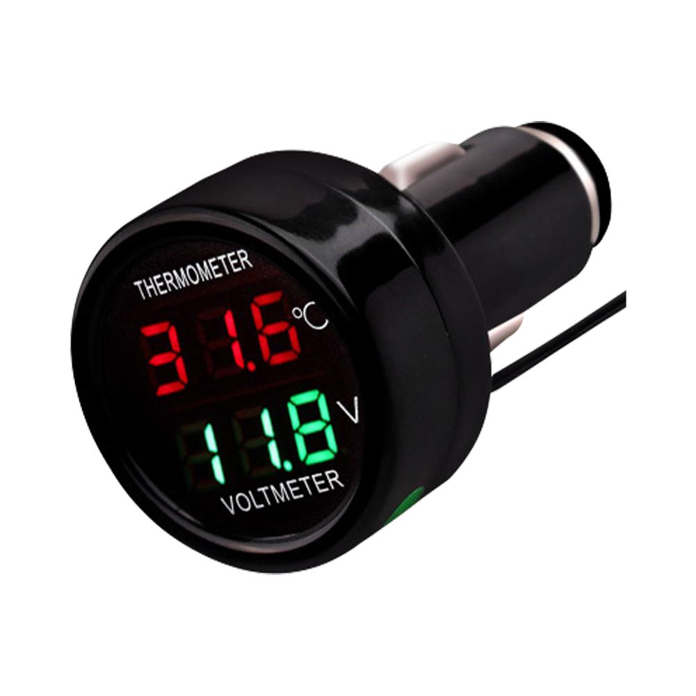 Battery Monitor Coulometer - 12V 24V デジタル DC 電圧計 車載電圧計