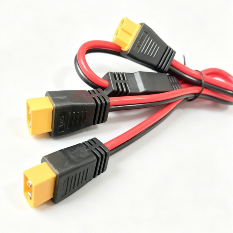 Solar Combiner Box - 60cm 12AWG XT60 1メス-2オス Y型スプリッターコネクター 高電流ケーブル