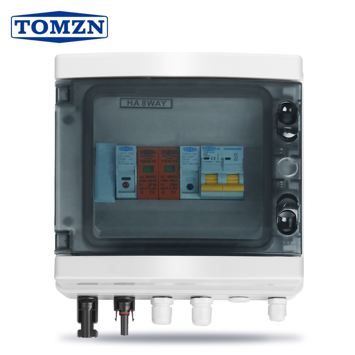 Solar Combiner Box - TOMZN ソーラー太陽光発電 PV コンバイナーボックス 短絡雷保護 1