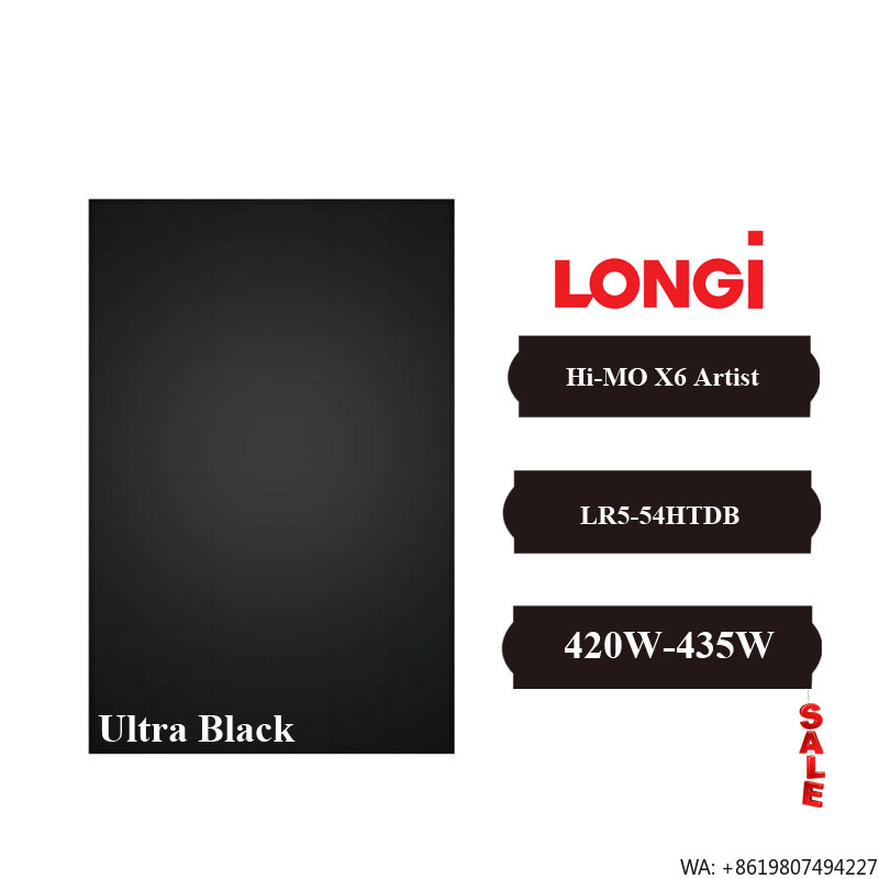 Longi Panel Lr5 - ロンジ ハイモX6 アーティスト LR5-54HTDB 420-435M ウルトラブラック