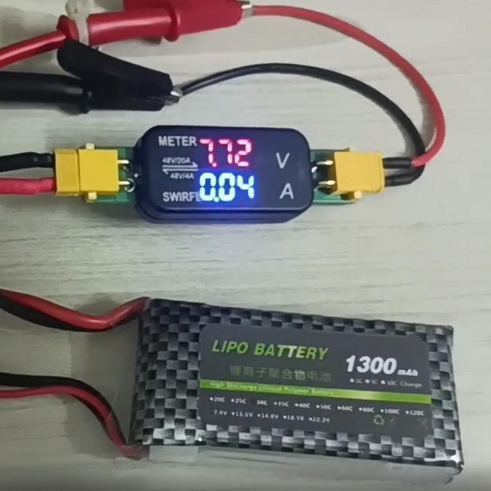 Battery Monitor Coulometer - 双方向電圧計,電流計付き電圧計,5v 12v 15v 24v 36v 48v,xt30