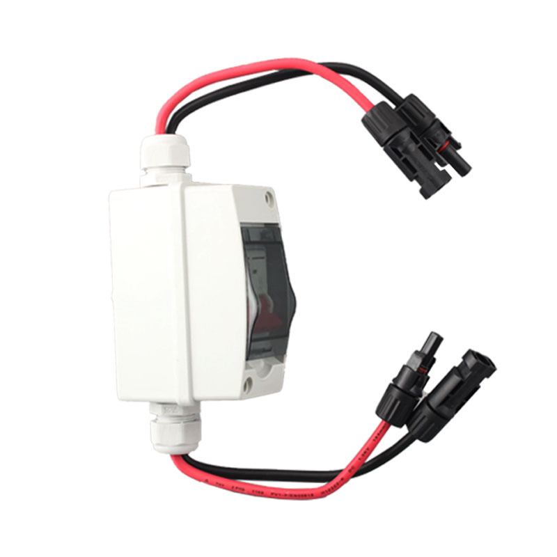 Solar Combiner Box - 屋外用防水ソーラーコンビナーボックス、500V 2P 32A PV DCアイソレータスイッチ、太陽光発電システム用負荷転送スイッチ