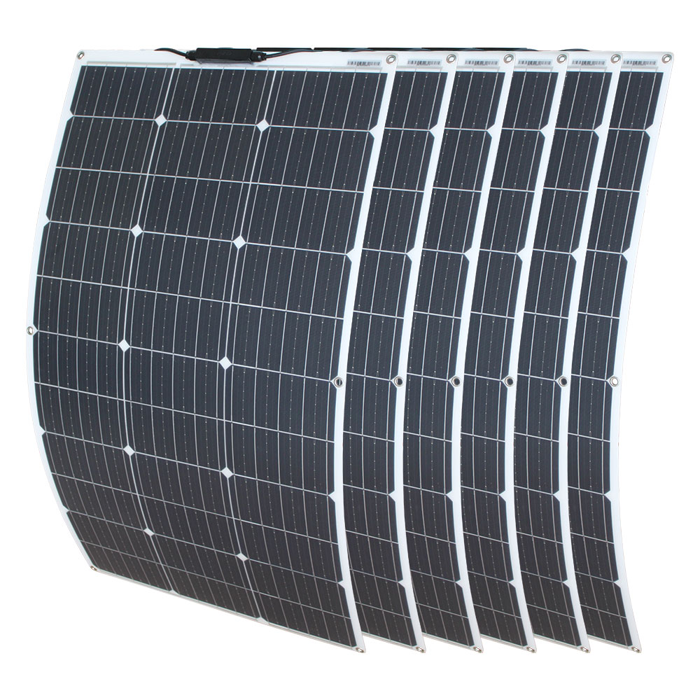 Rv Solar Kit 400W - 18V 100Wフレキシブルソーラーパネル 200W 300W 400W 500W