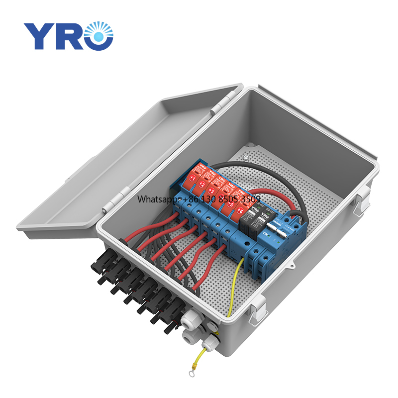 Waterproof Junction Box Solar - 防水IP65 DCジャンクションボックス 550V 1000V 6入力1出力 ソーラーコンバイナボックス