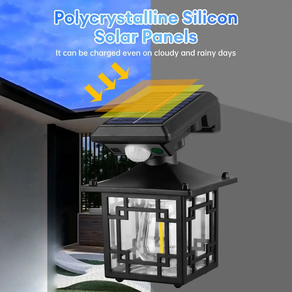 レトロソーラー屋外壁ランプIP65防水庭装飾LEDライト、モ - Waterproof Junction Box Solar のレビューと価格