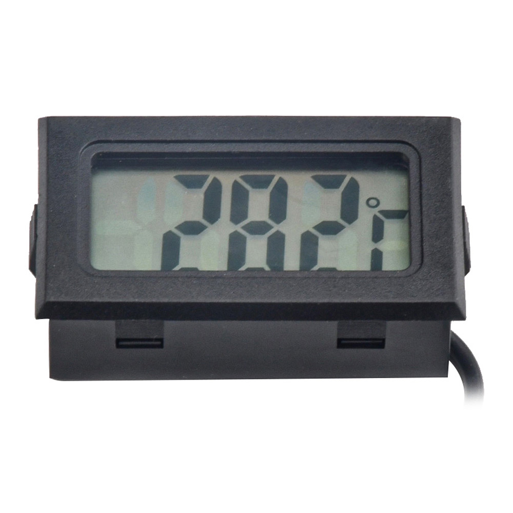 ミニ液晶デジタル温度計 FY-10 埋め込み温度センサーモニ - Battery Monitor Coulometer のレビューと価格