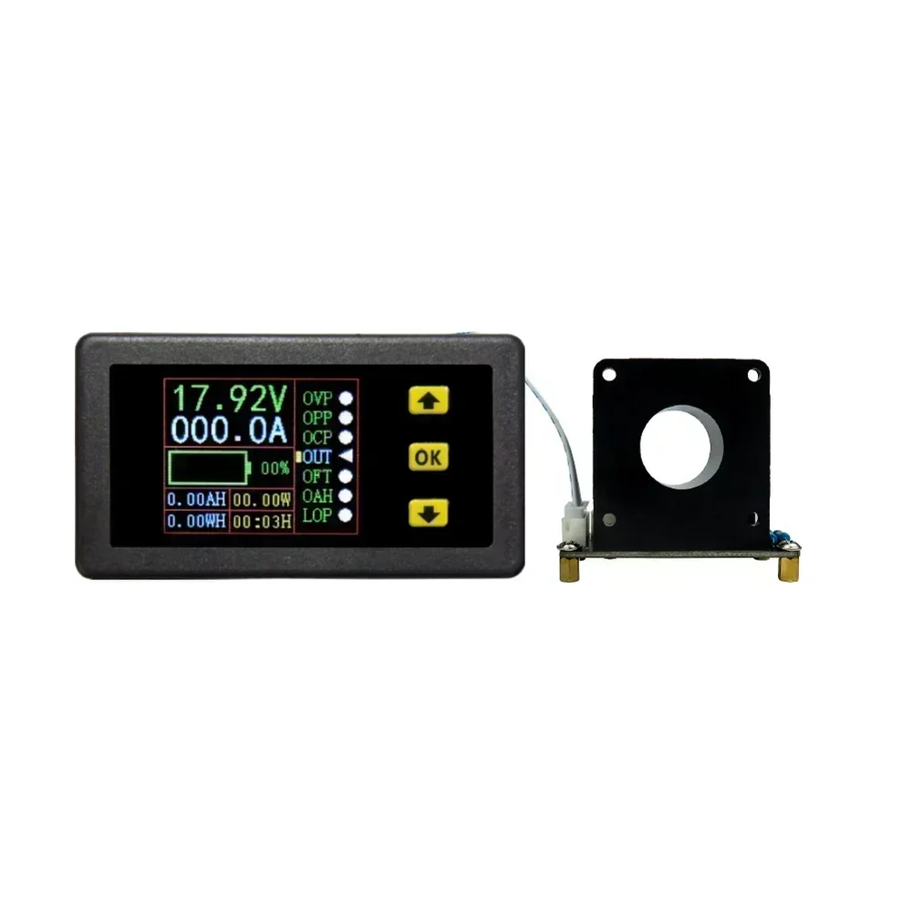 VAC9010H ホールクーロンメーター カラーLCD DC - Battery Monitor Coulometer のレビューと価格