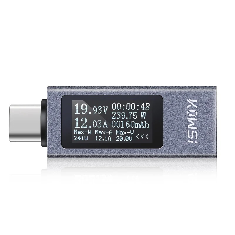 Type-C 電流電圧モニター KWS-2301C DC 4 - Battery Monitor Coulometer のレビューと価格