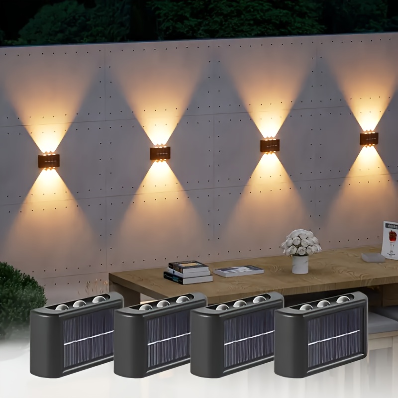 LEDソーラーライト 屋外防水 ソーラーウォールランプ 上下 - Waterproof Junction Box Solar のレビューと価格