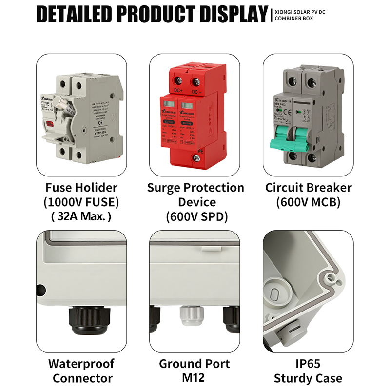 1個入り 太陽光発電用PV DCコンバイナーボックス、サージ - Solar Combiner Box のレビューと価格