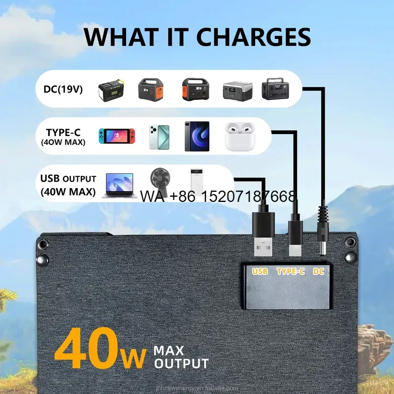 Wmwmnu製、携帯可能で折りたたみ式、高効率のソーラーパネ - Rv Solar Kit 400W のレビューと価格