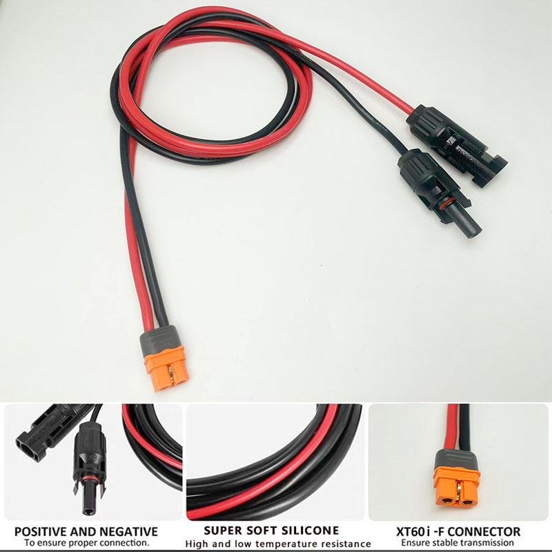 ソーラー-XT60i-Fケーブル 12AWGシリコンワイヤー - Solar Cable Mc4 Connector のレビューと価格