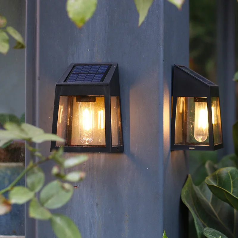 ソーラーウォールライト屋外防水太陽光経路フェンスランプ庭発光 - Waterproof Junction Box Solar のレビューと価格