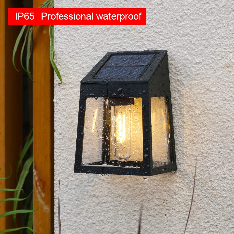 ソーラーウォールライト屋外防水太陽光経路フェンスランプ庭発光 - Waterproof Junction Box Solar のレビューと価格
