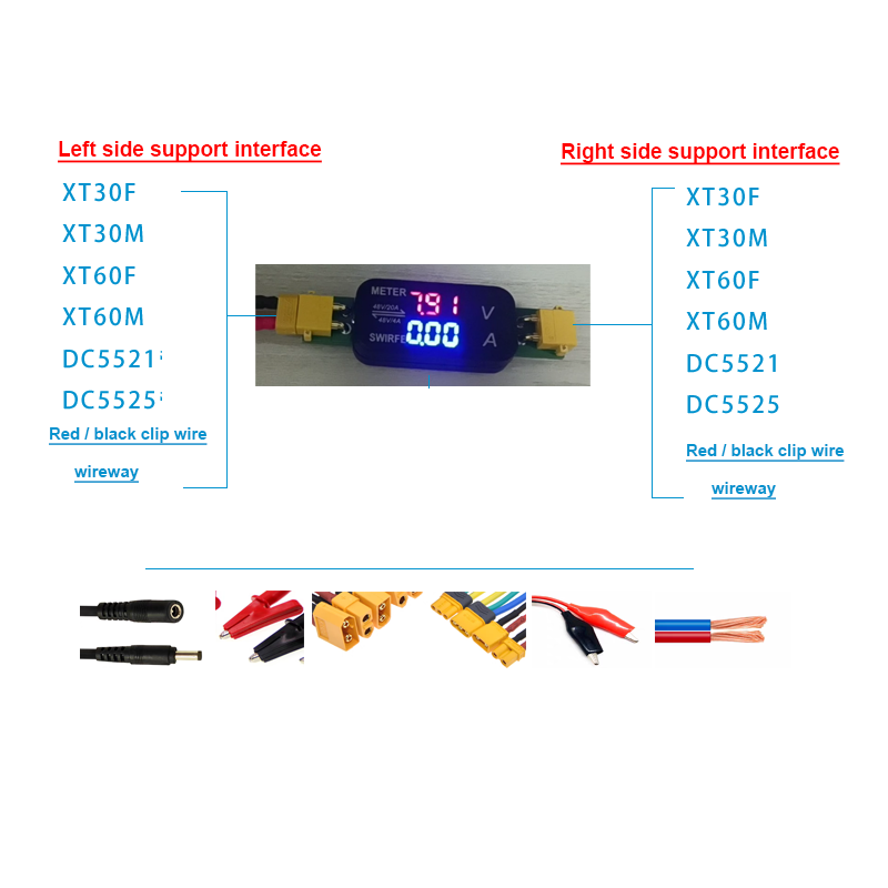 双方向電圧計,電流計付き電圧計,5v 12v 15v 24v - Battery Monitor Coulometer のレビューと価格