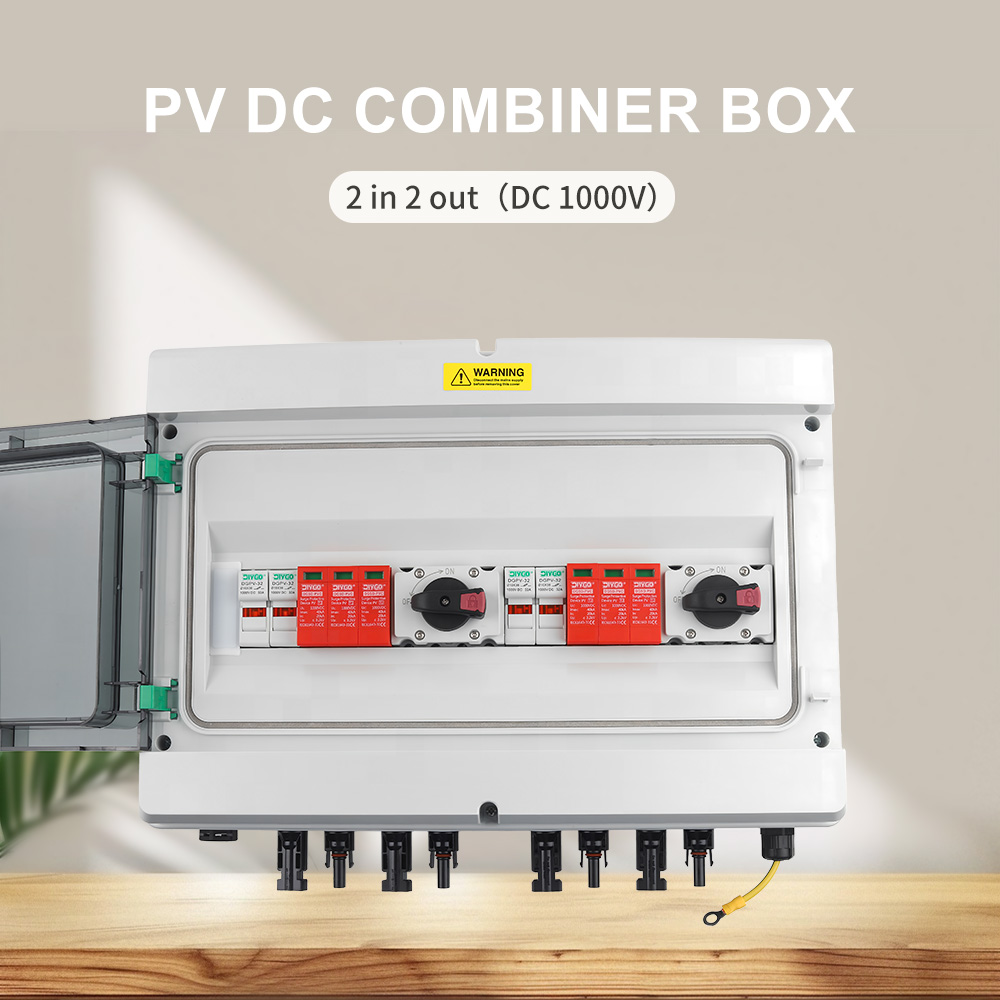 DIY ソーラー太陽光発電 2入力2出力 DC 1000V  - Solar Combiner Box のレビューと価格
