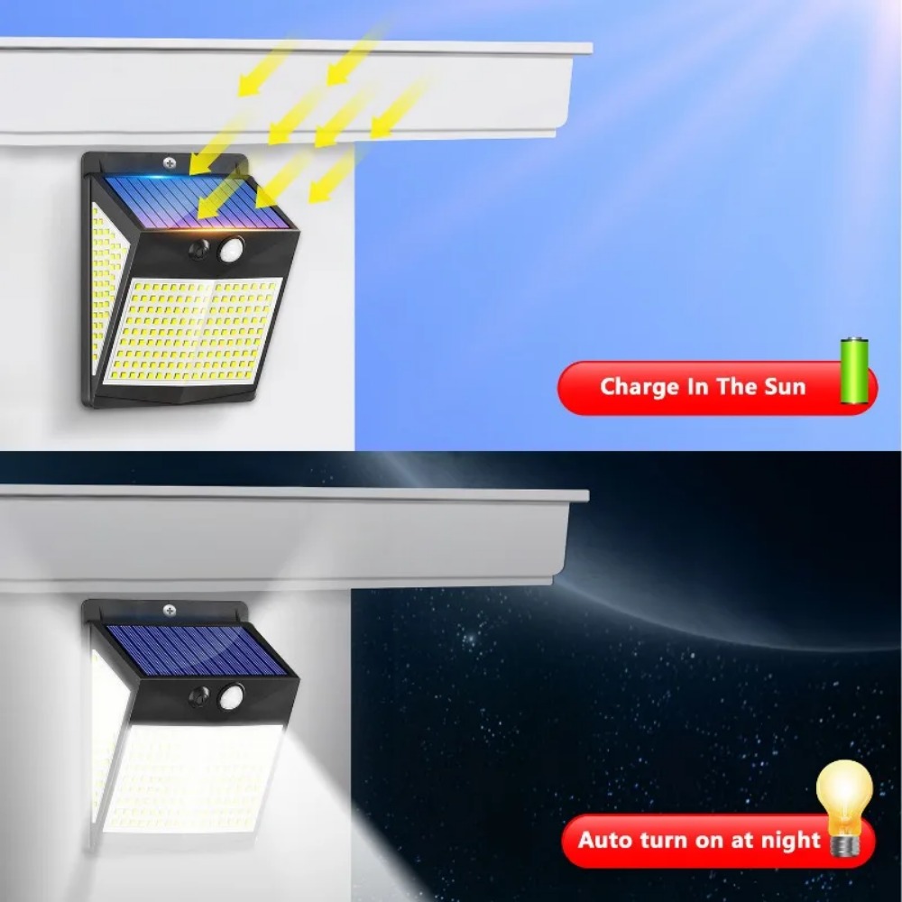 Pirモーションセンサー付きウォールランプ,屋外ライト,防水 - Waterproof Junction Box Solar のレビューと価格