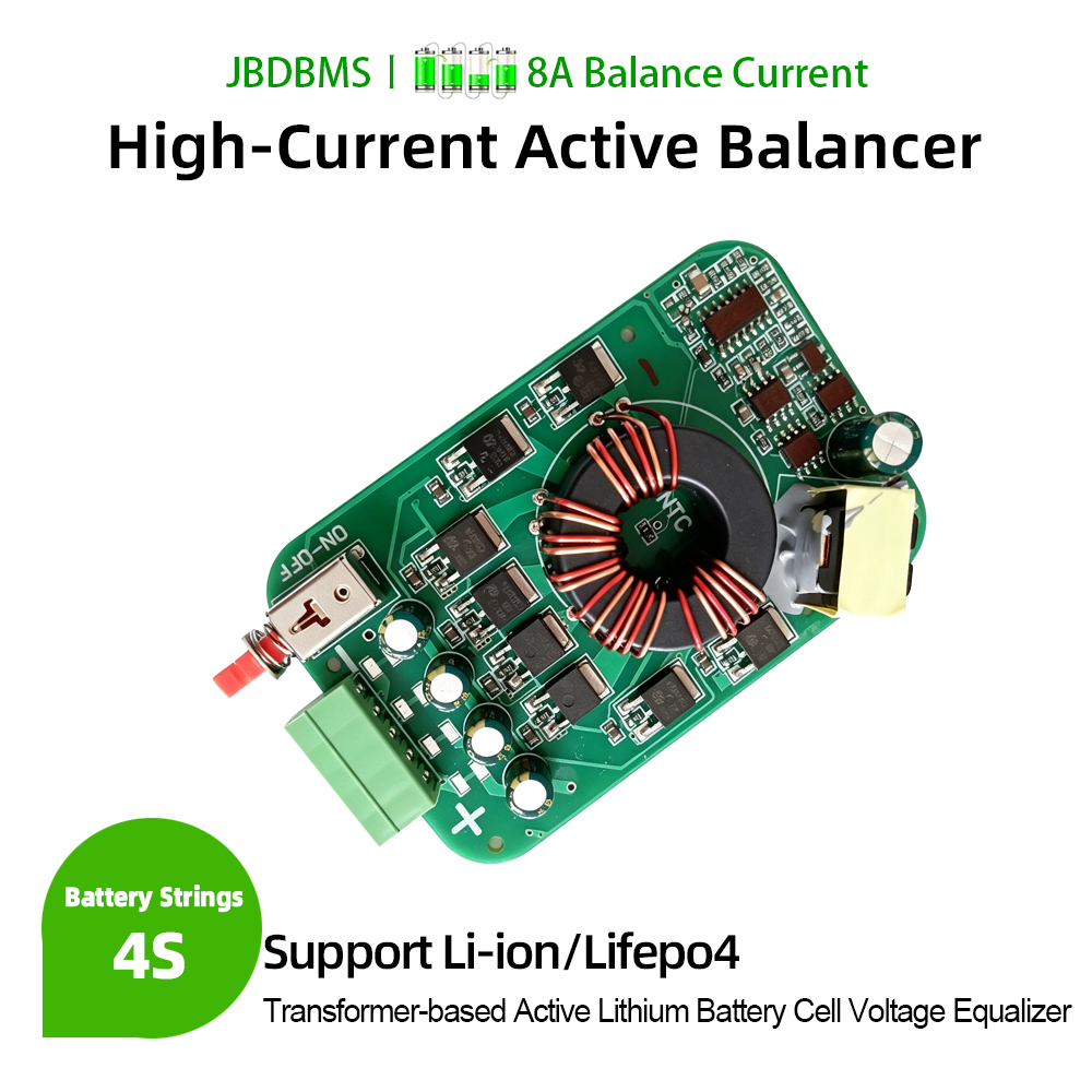 JBDBMS 4S 8A 0.005V トランスフォーマー式 - Battery Equalizer Balancer のレビューと価格