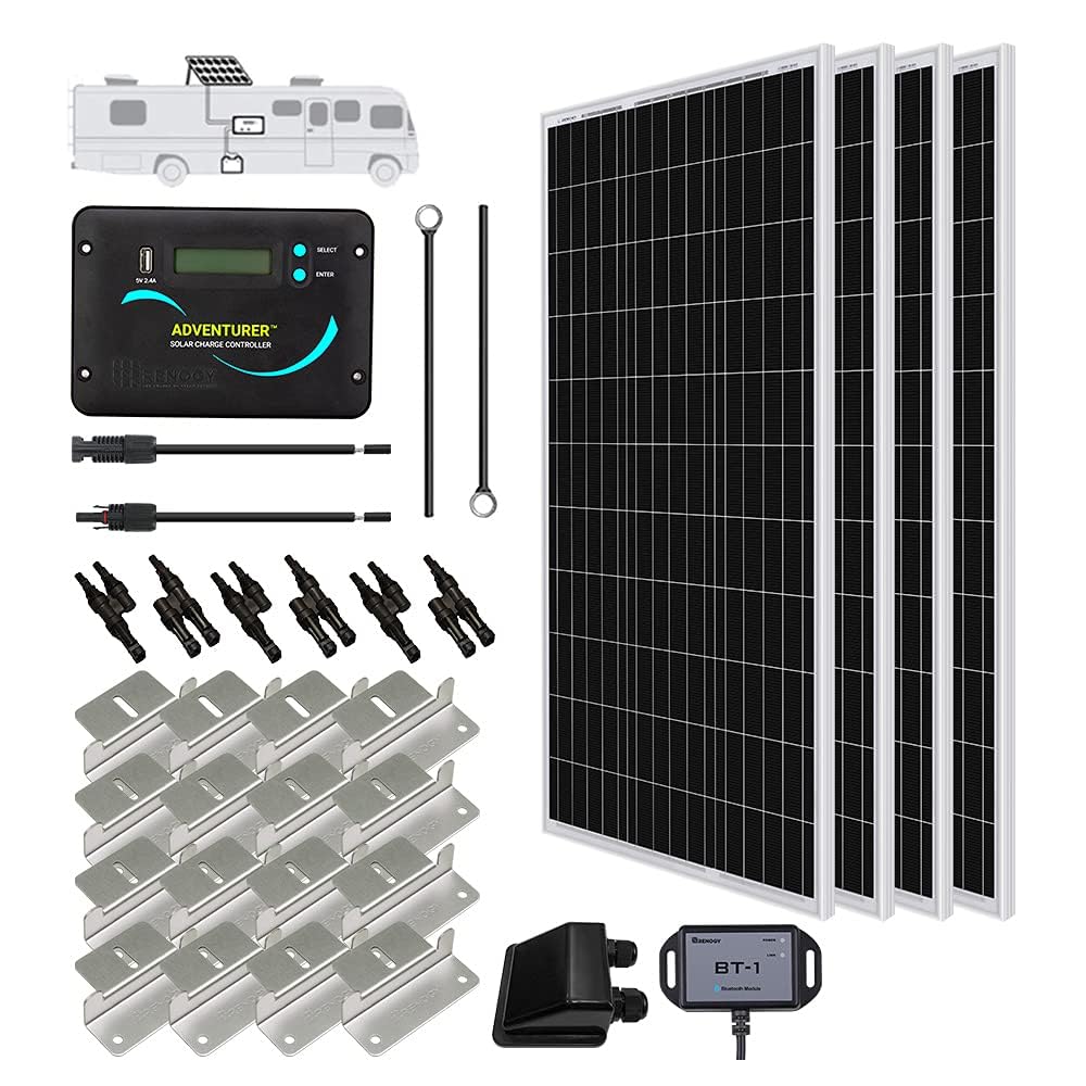 Renogy 400W 12V RV用ソーラーパネルキット。 - Rv Solar Kit 400W のレビューと価格