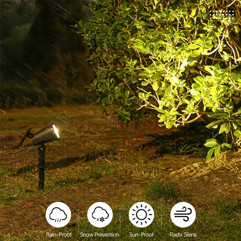 1/2個入りソーラーランドスケープライト 9LED調整可能  - Waterproof Junction Box Solar のレビューと価格