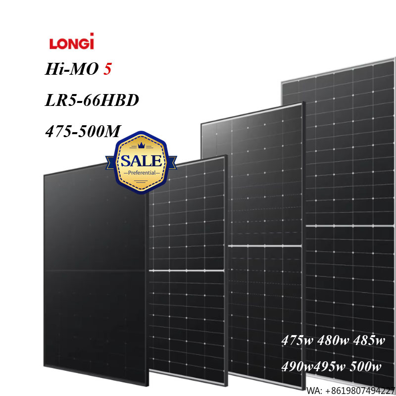 ロンジ Hi-MO 5 LR5-66HBD 475-500M - Longi Panel Lr5 のレビューと価格