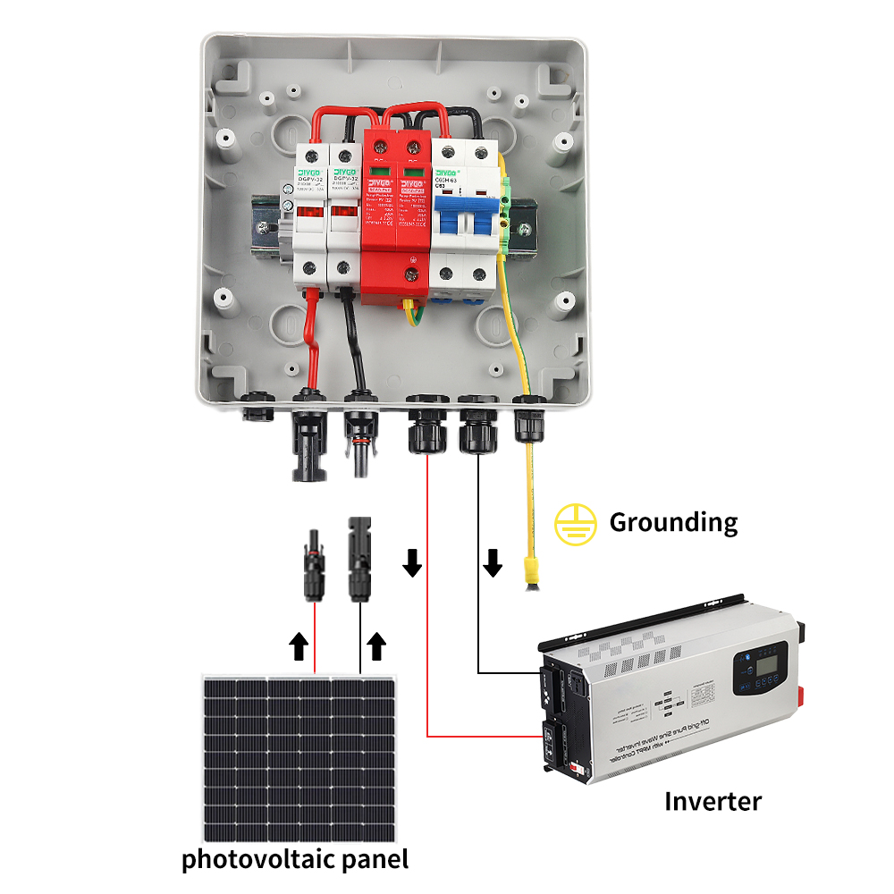PVコンビナーボックス DC 500V 1入力1出力 サージ - Solar Combiner Box のレビューと価格