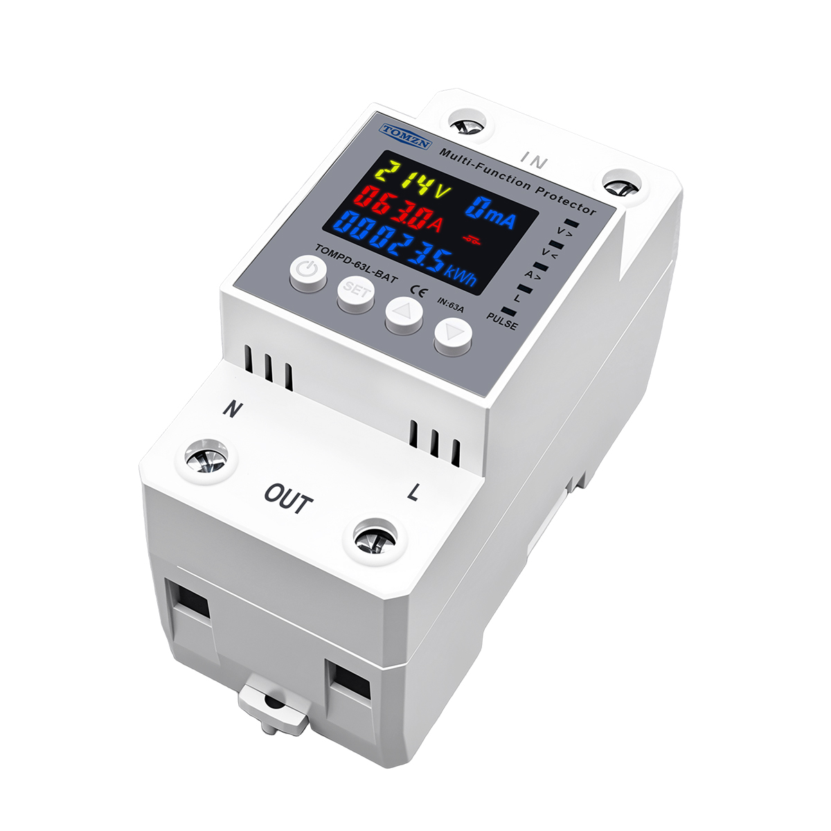 TOMZN 63A 電圧プロテクター バッテリーバックアップ - Battery Monitor Coulometer のレビューと価格