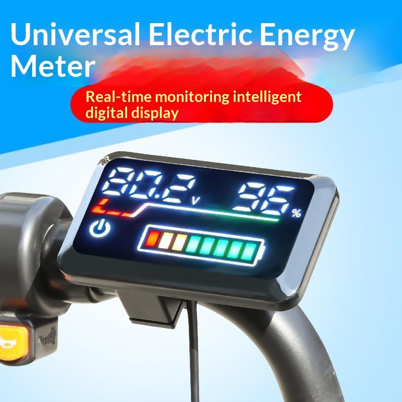 新型精密電圧計 デジタルバッテリー残量表示器 48V-72V - Battery Monitor Coulometer のレビューと価格