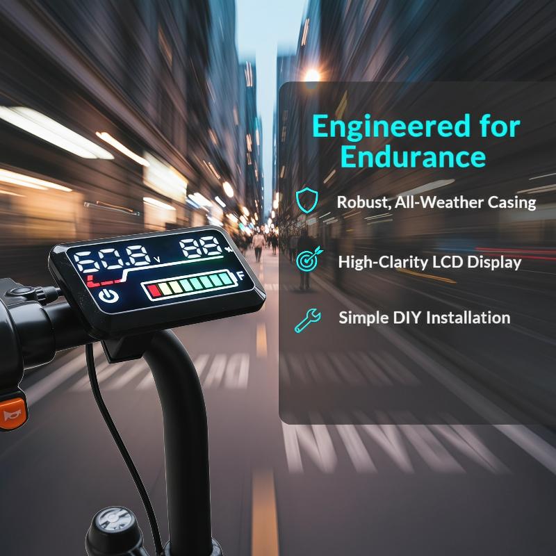 新型精密電圧計 デジタルバッテリー残量表示器 48V-72V - Battery Monitor Coulometer のレビューと価格