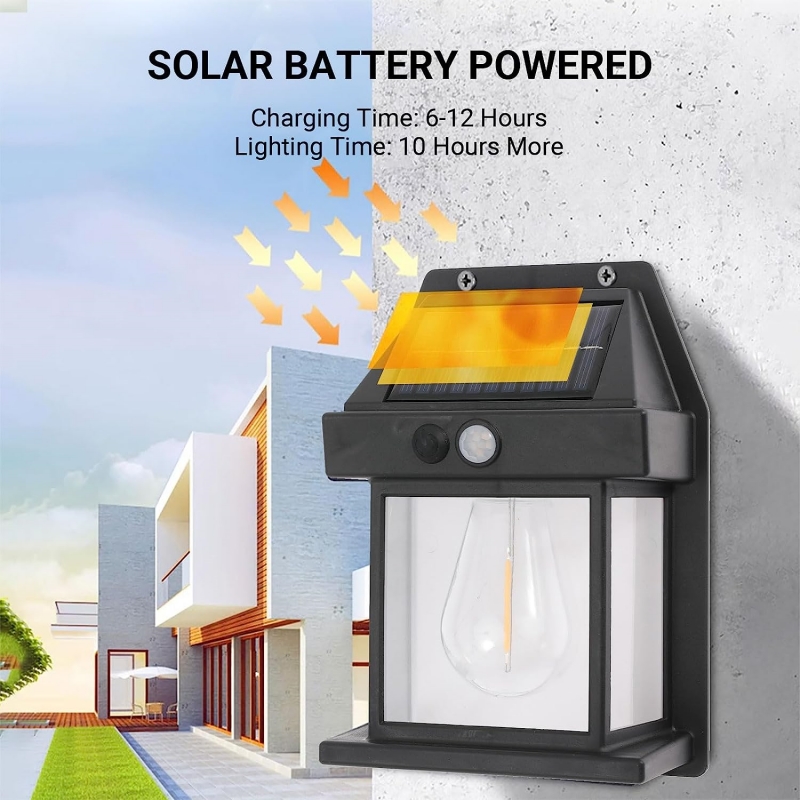 屋外ソーラーウォールランプ IP65 防水モーションセンサー - Waterproof Junction Box Solar のレビューと価格