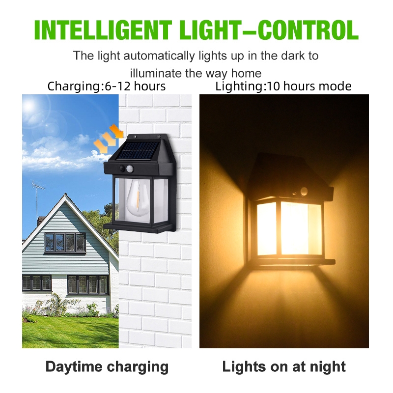 屋外ソーラーウォールランプ IP65 防水モーションセンサー - Waterproof Junction Box Solar のレビューと価格